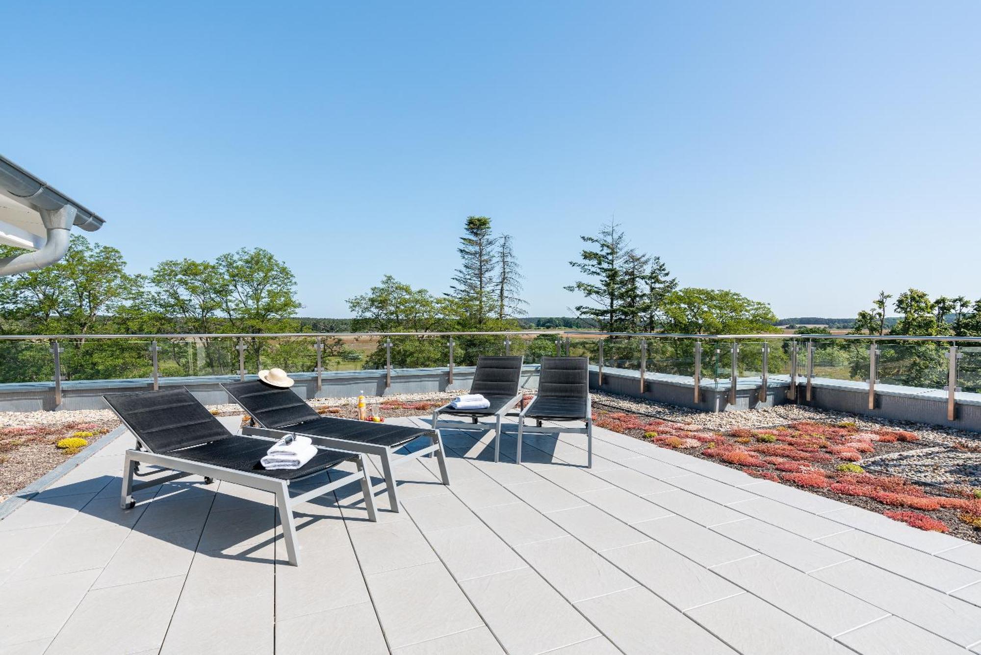 Terrassenwohnung "Haffgefluester" - Haffresidenz Garz  Esterno foto