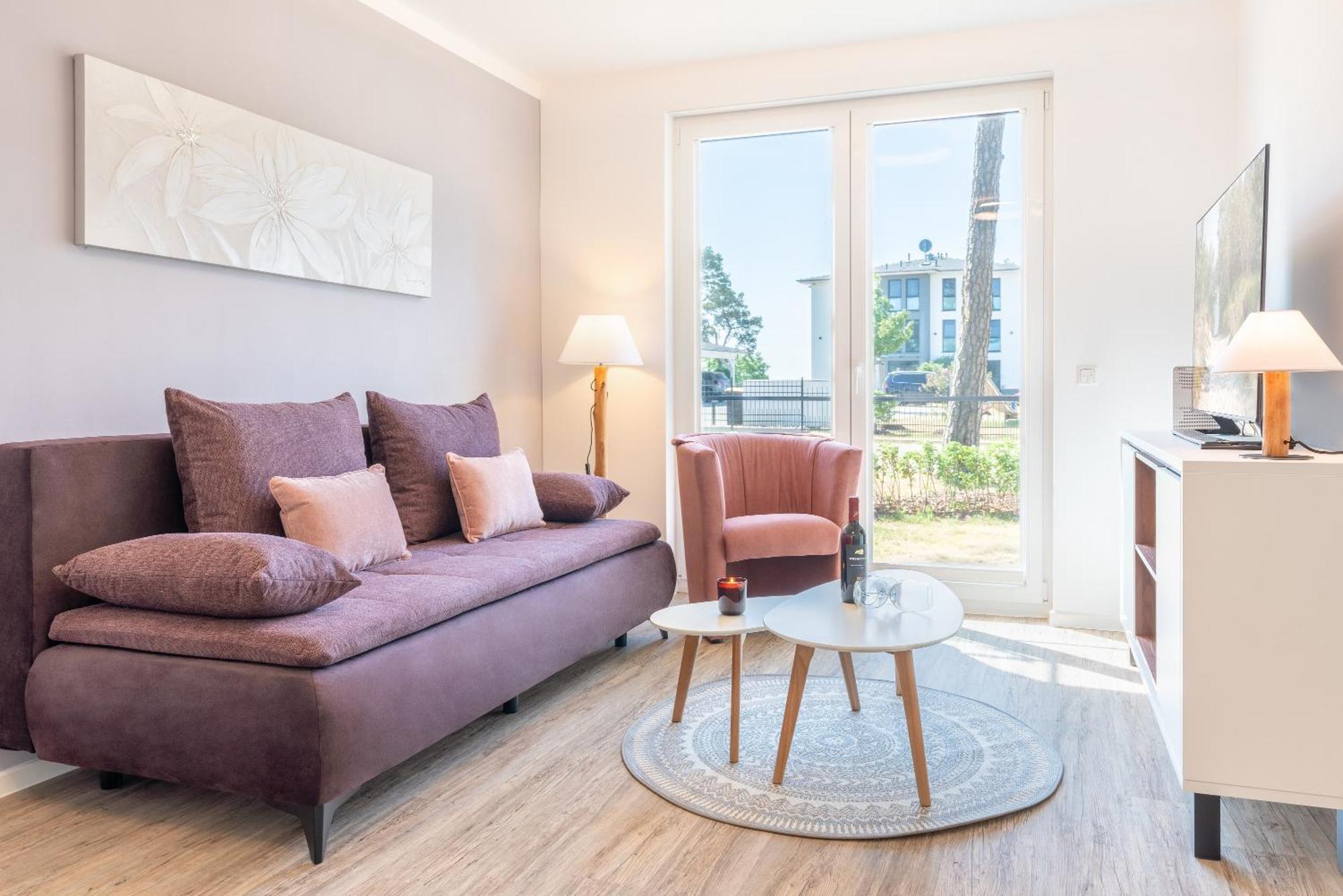 Terrassenwohnung "Haffgefluester" - Haffresidenz Garz  Esterno foto